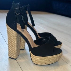 Platform Espadrille Heels